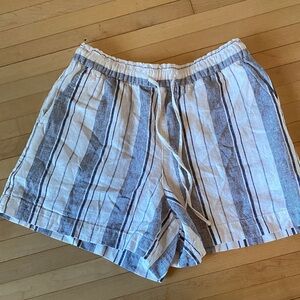 GAP Striped Linen Shorts